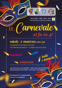 il carnevale si fa in 4 Festa Carnevale